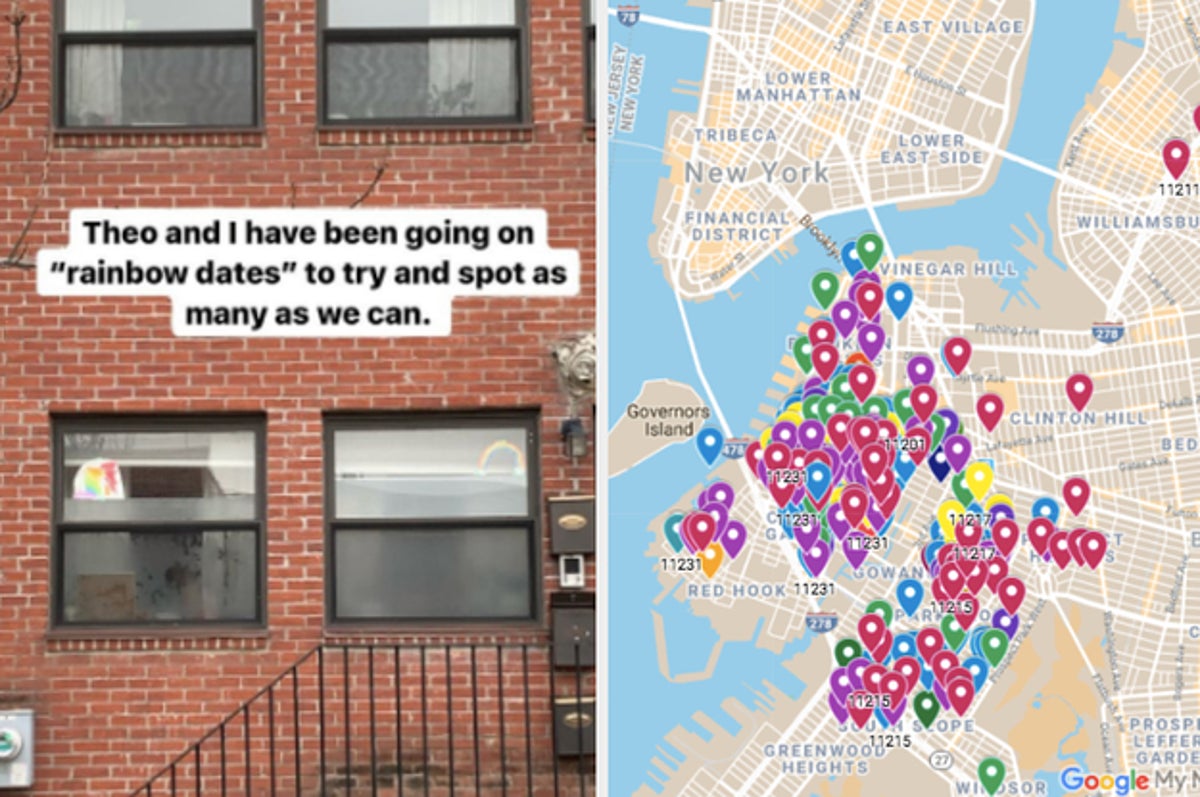 Brooklynites Are Putting Rainbows In Their Windows To Help Comfort Kids  During Social Distancing