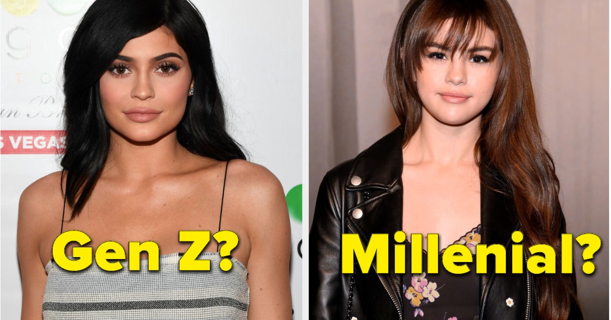 Gen Z Celebrities Can You Spot The Millennial Among Them?