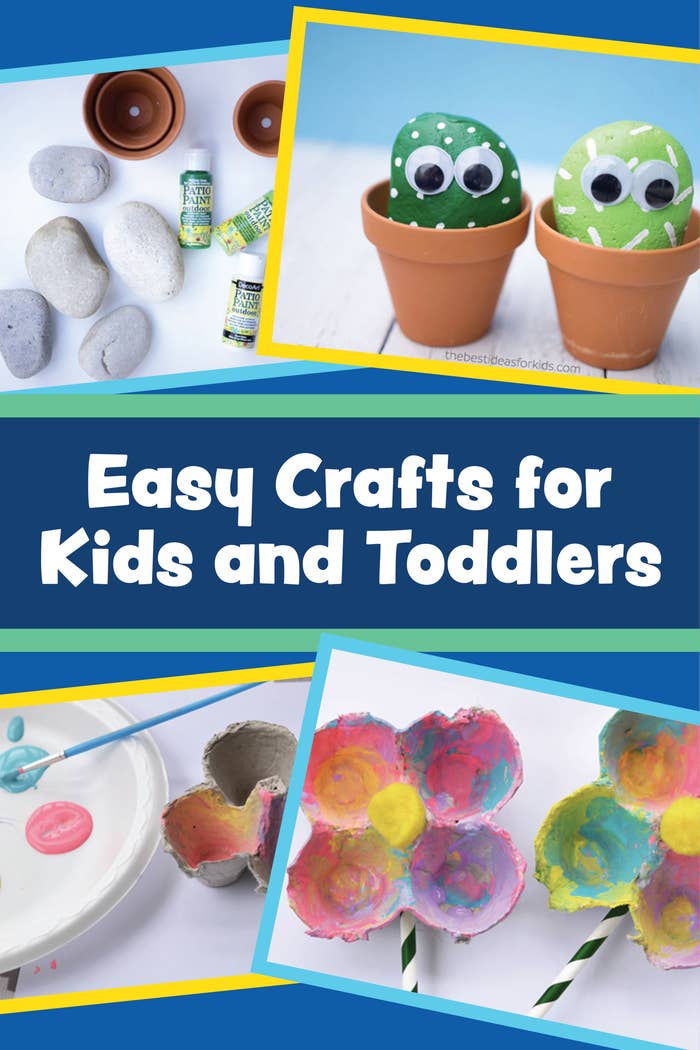 10 Easy Arts And Crafts To Do At Home With Kids -  Easy arts and crafts,  Arts and crafts for kids easy, Kindergarten crafts