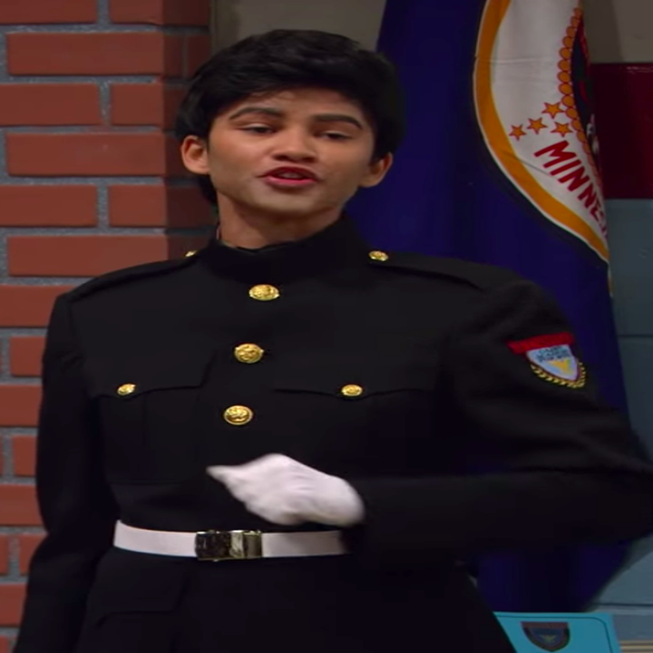 KC dressed as a guy