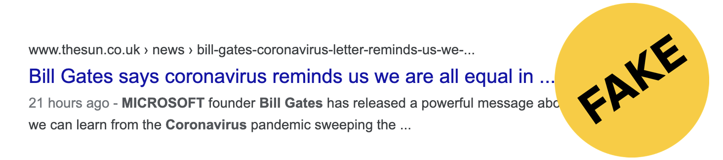 A Fake Bill Gates Coronavirus Quote Has Gone Viral