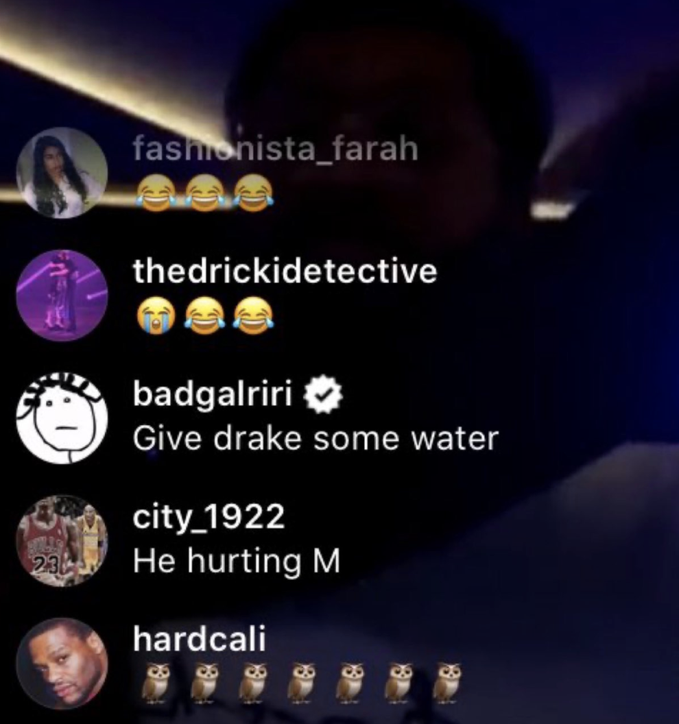 Rihanna Hilariously Roasts Drake On Instagram Live