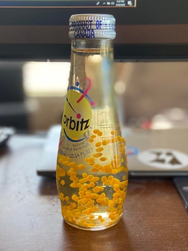 LAST ONE! Orbitz Soda Bottle Unopened Very Rare! 