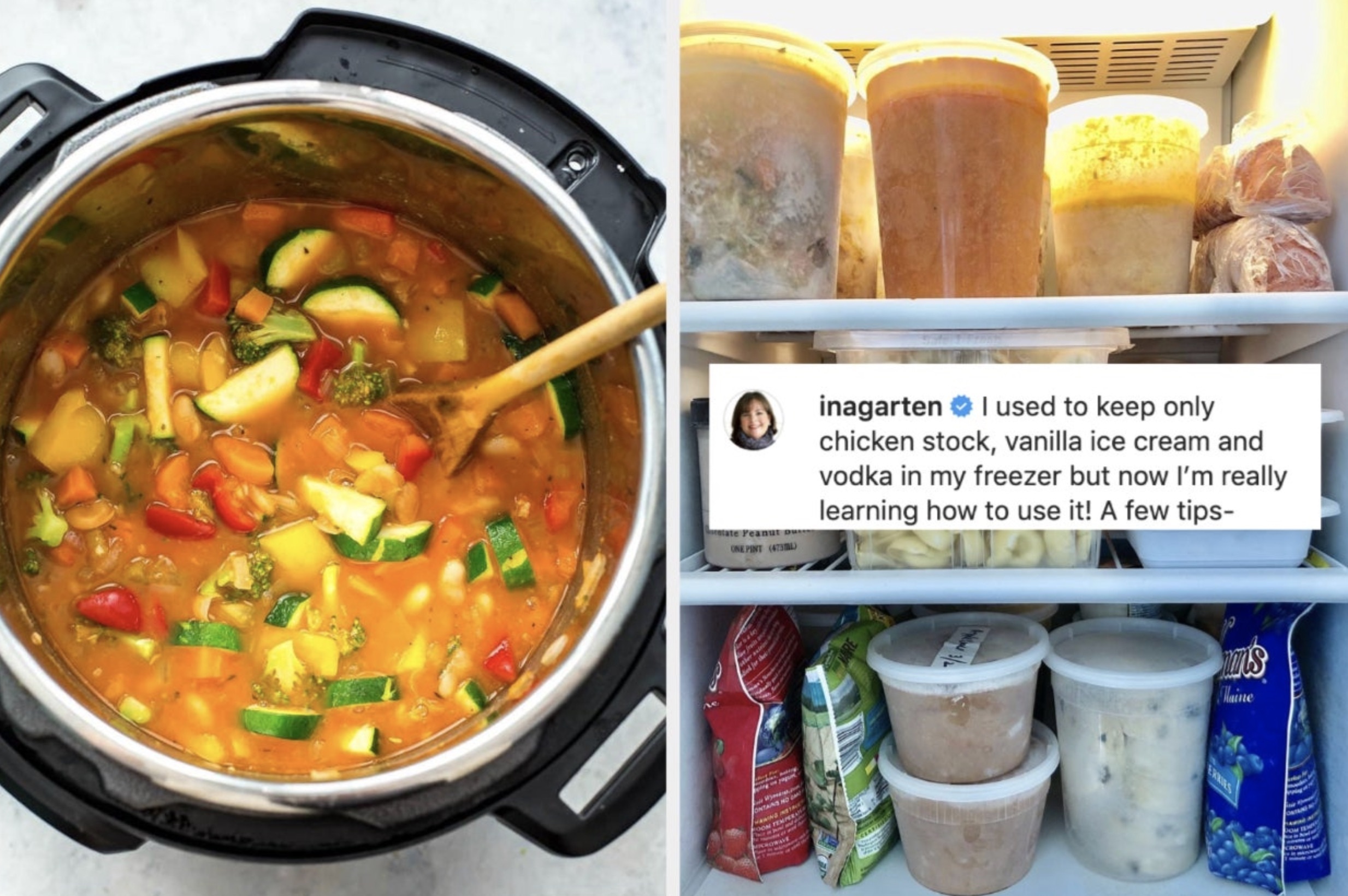 Ina Garten's Freezer Meal And Food Storage Tips, Tricks, And Advice