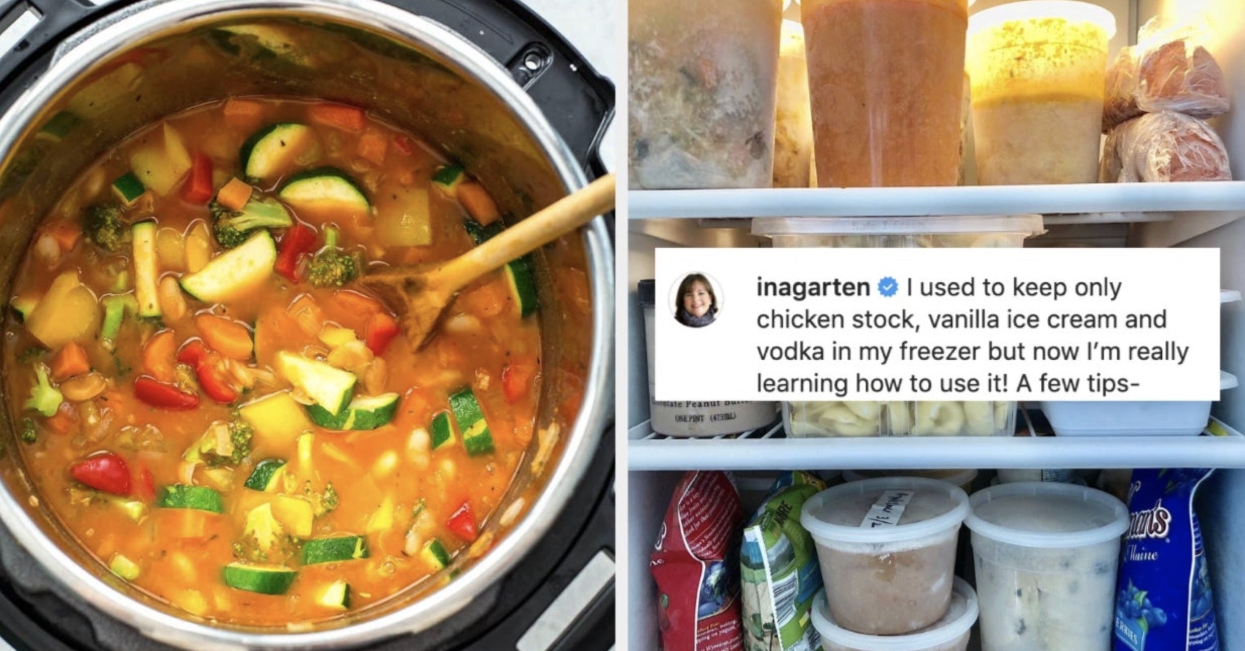 Ina Garten's Freezer Meal And Food Storage Tips, Tricks, And Advice