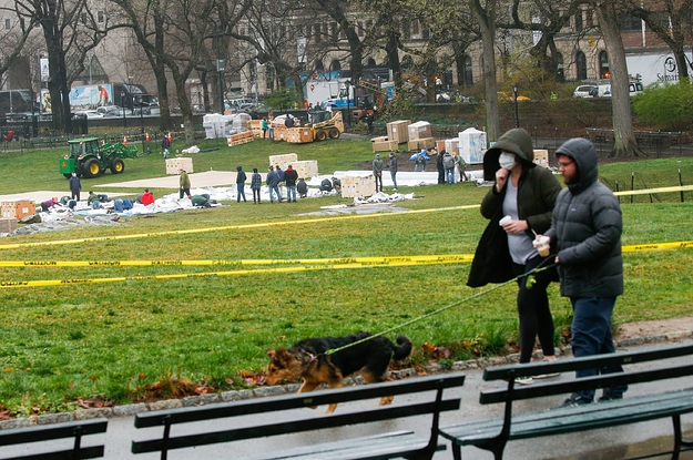 Tents Are Going Up In Central Park To Help Handle Coronavirus Patients