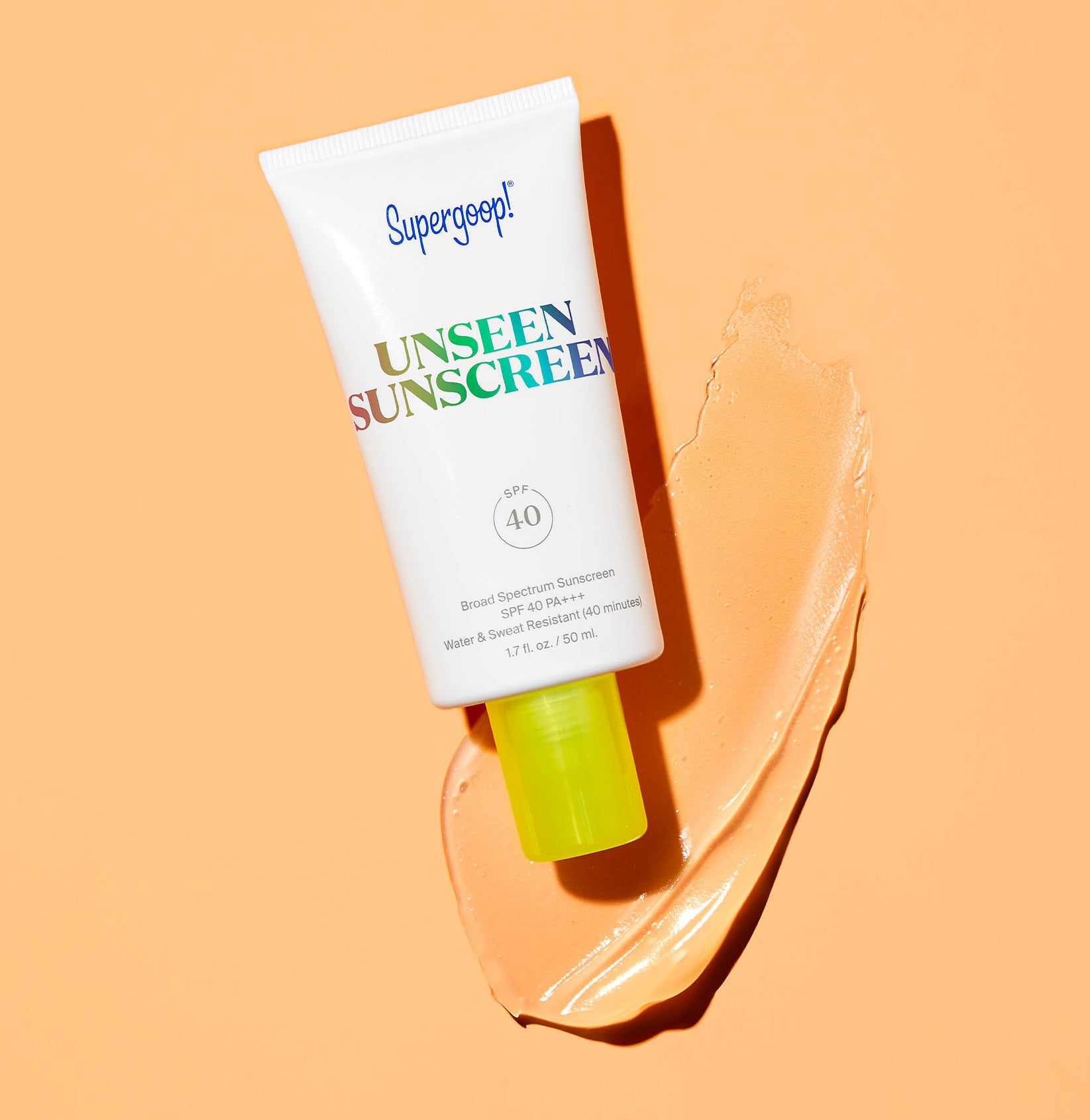 bottle of the sunscreen