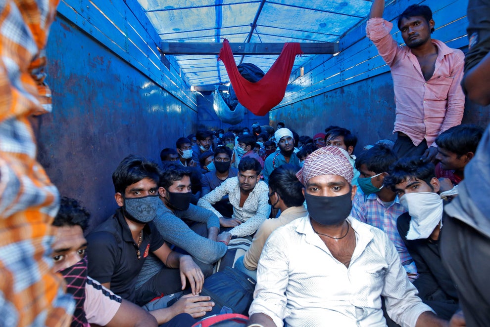 The Coronavirus In India: Migrant Workers Forced To Walk Home After ...