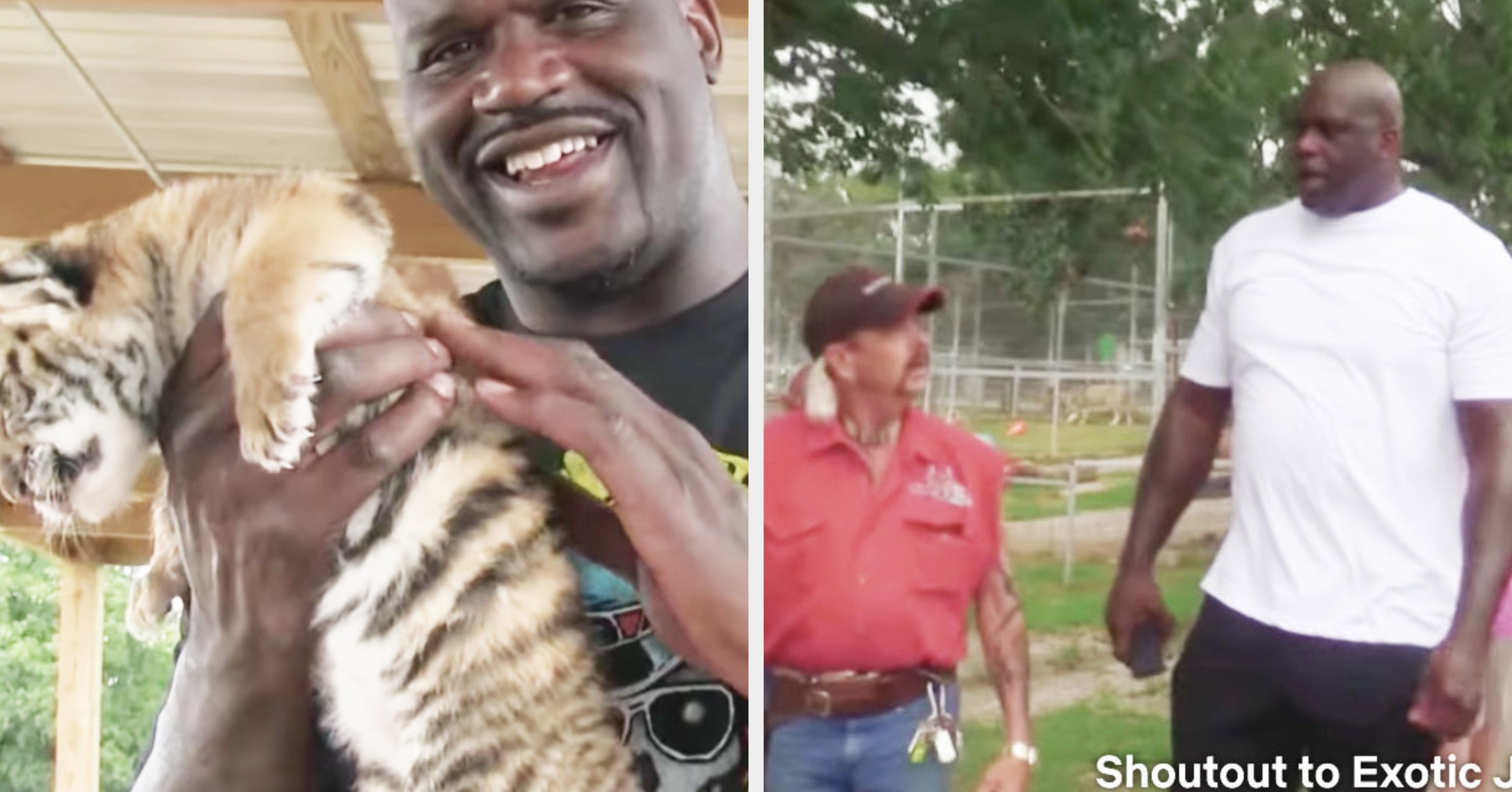 "Tiger King" Shaquille O'Neal Says Joe Exotic Is "Not My Friend