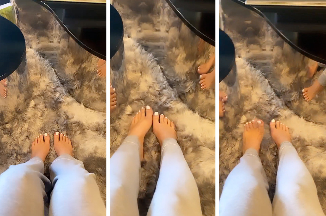 Feet in ass
