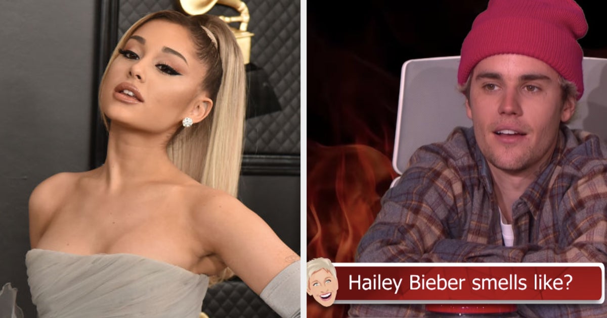 Justin Bieber Thinks Hailey Bieber Smells Like Ariana Grande And Ariana Grande Is Proud