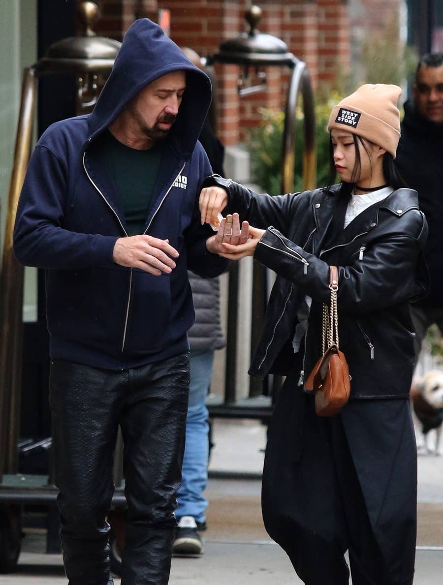 I Need A Safe Place To Talk About Nicolas Cage And His New Girlfriend And All The Weird Things They Ve Been Doing Together Lately