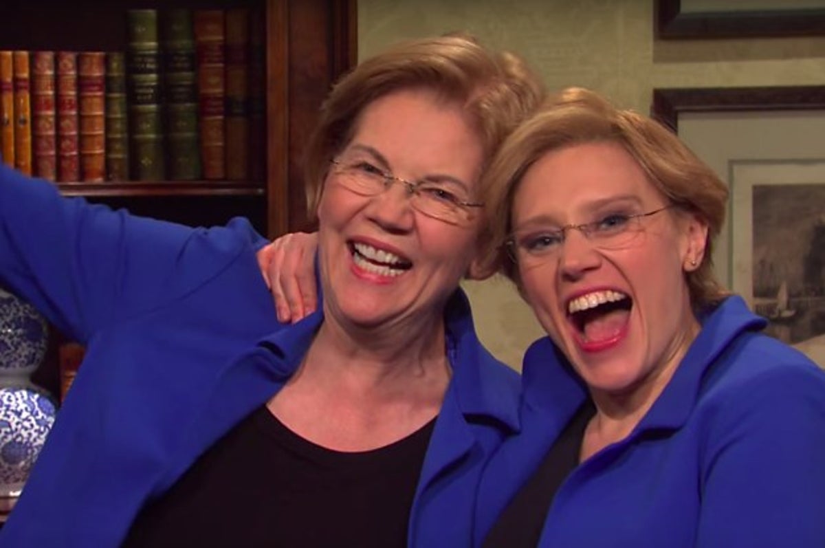 Elizabeth Warren Appears On Snl With Kate Mckinnon