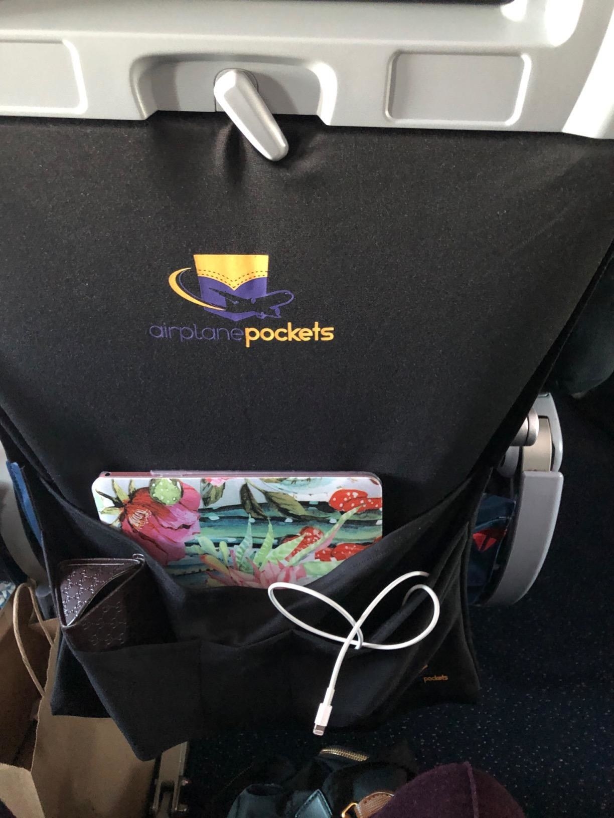 Airplane Pockets - Sanitary Tray + Table Cover With Pockets For