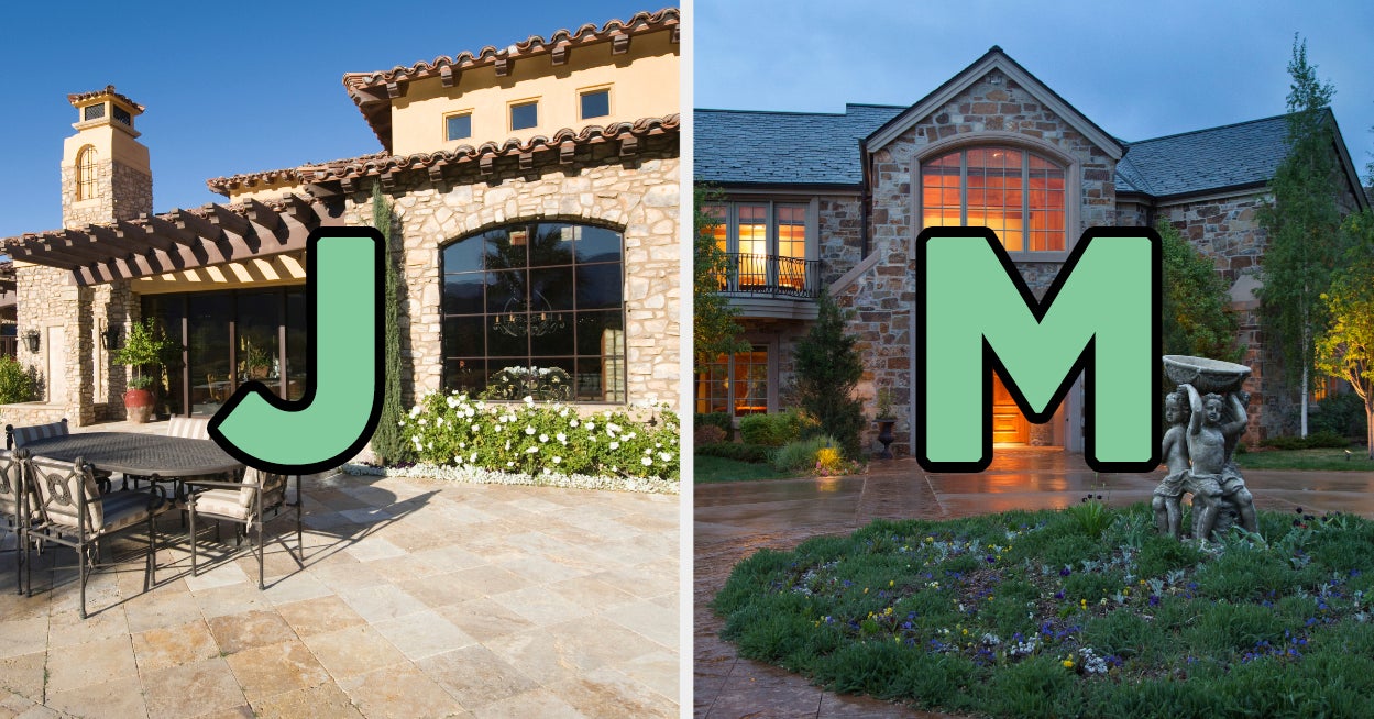 Quiz: Design Your Dream Mansion And We'll Reveal The First Letter Of ...