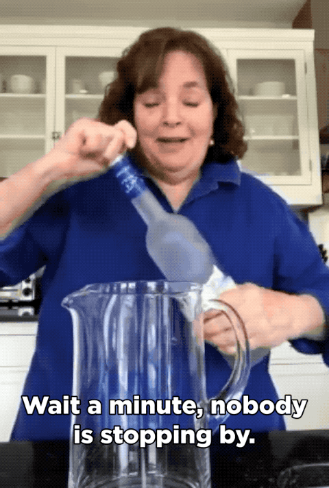 Ina Garten makes a giant cocktail for one