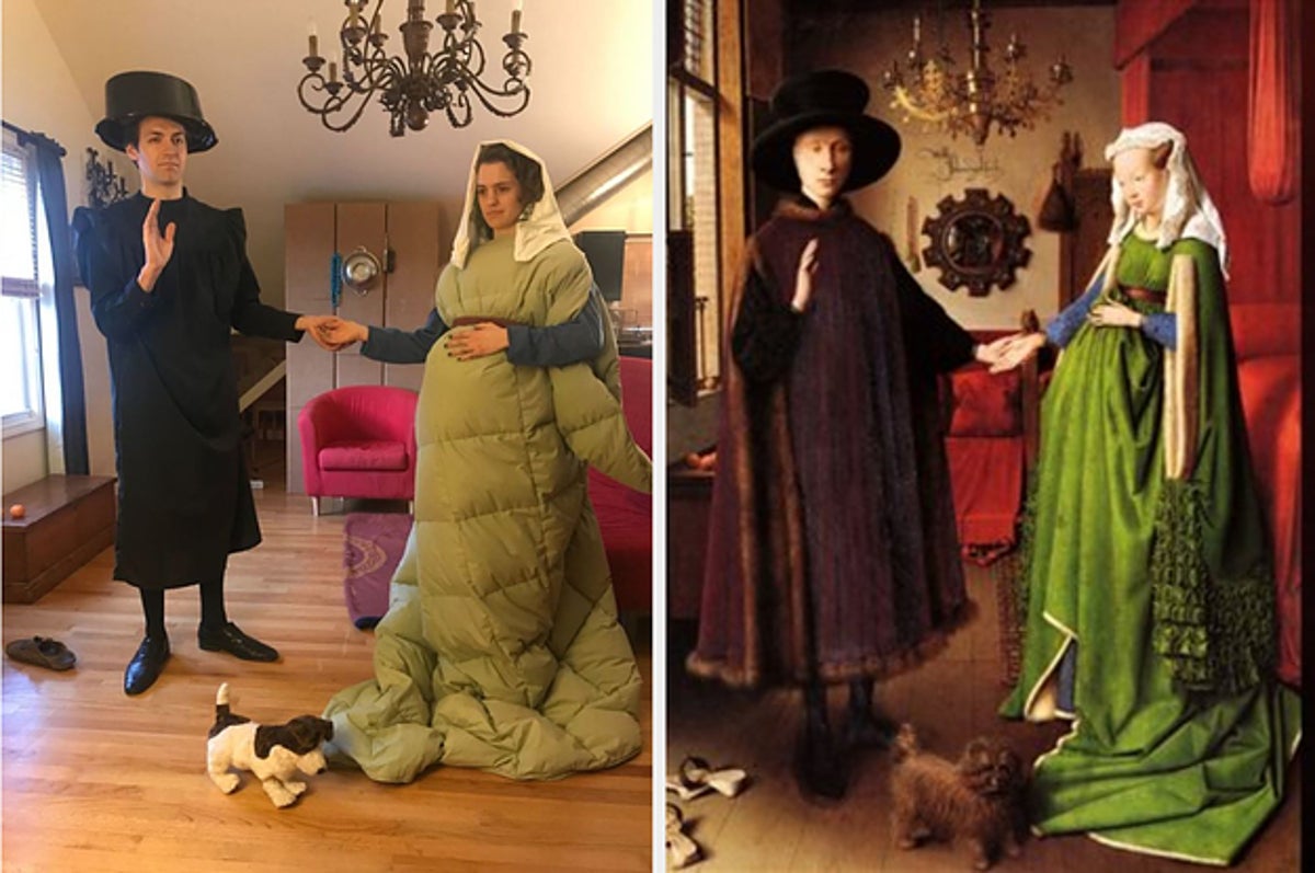 These Housemates Created An Instagram Account To Recreate Paintings Whilst They Are Quarantined