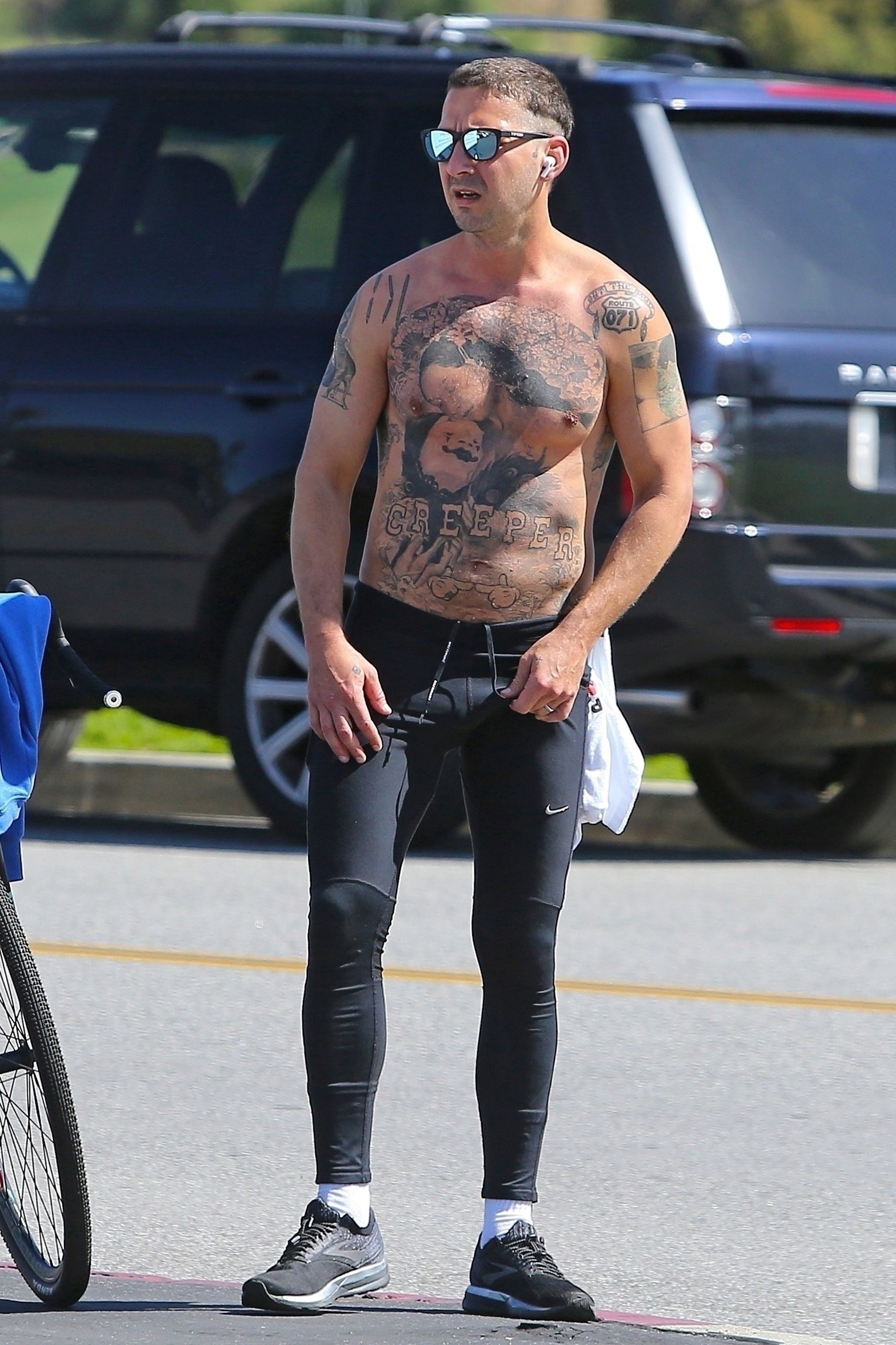 Shia LaBeoufs Tattoo Artist Shares Full Extend Of Actors Chest Ink For  Role In Tax Collector  LADbible