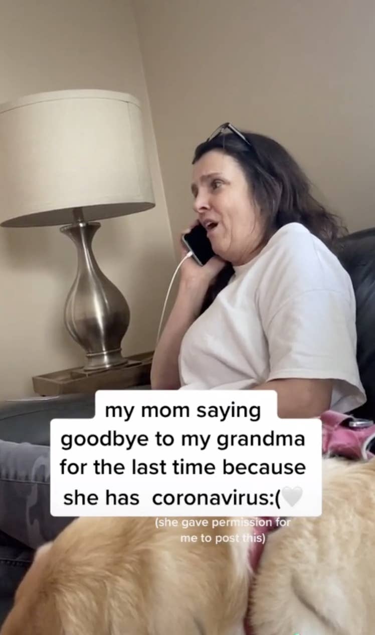 a tiktok of a woman saying her last goodbyes to her mother who died of coronavirus has been viewed by millions