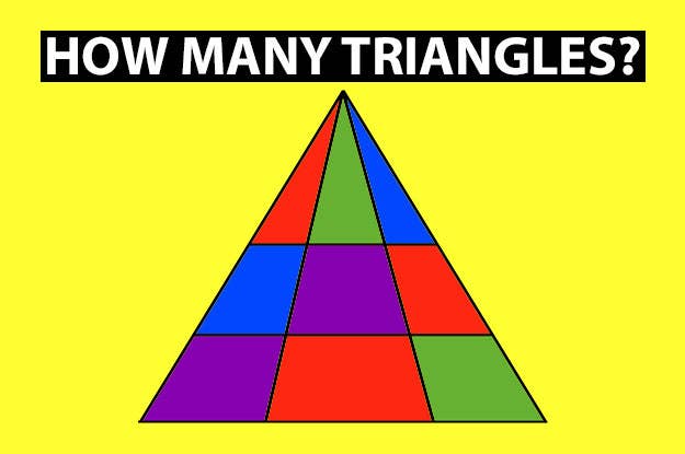 How Many Triangles Do You See - Viral Math Problem Triangle