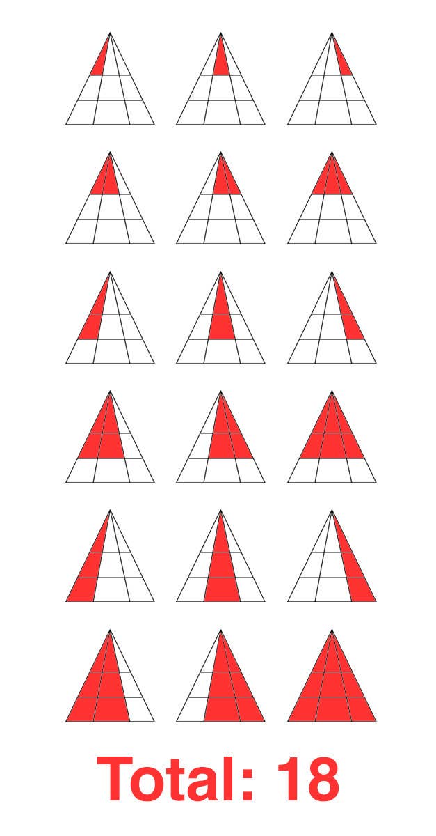 How Many Triangles Do You See - Viral Math Problem Triangle