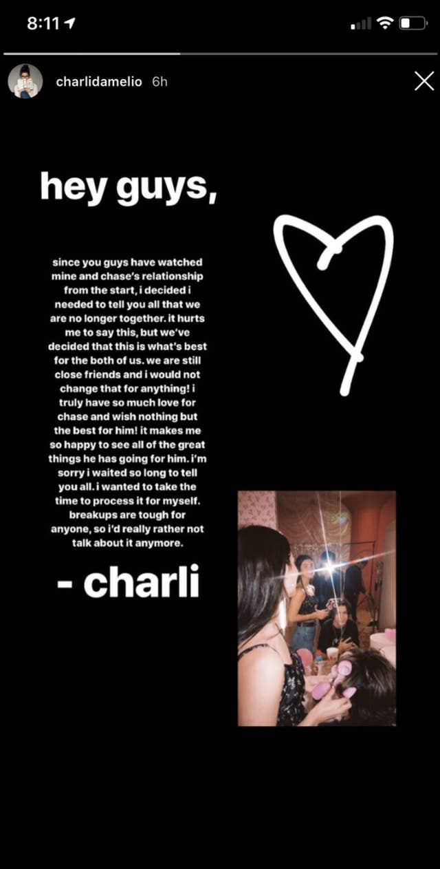 Here S What You Need To Know About The Breakup Between Tiktok Stars Charli D Amelio And Lil Huddy Charli d'amelio won't be wasting another instagram caption on lil huddy. tiktok stars charli d amelio and lil huddy