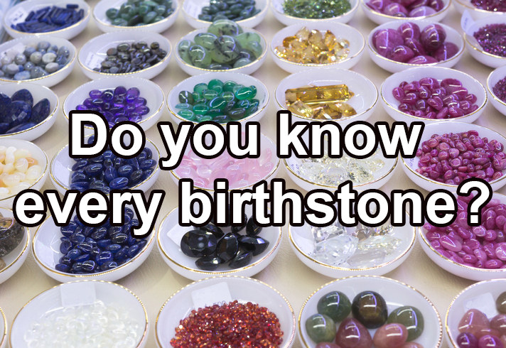 Names of all the on sale birthstones