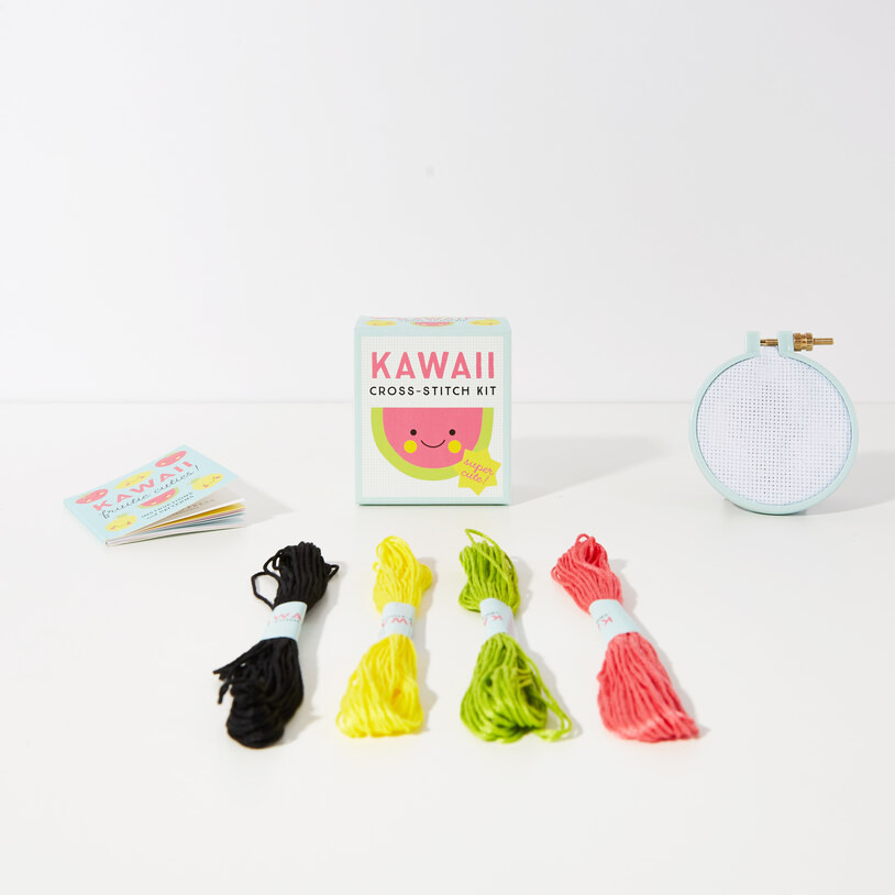 Kawaii Cross-Stitch Kit: Super Cute!