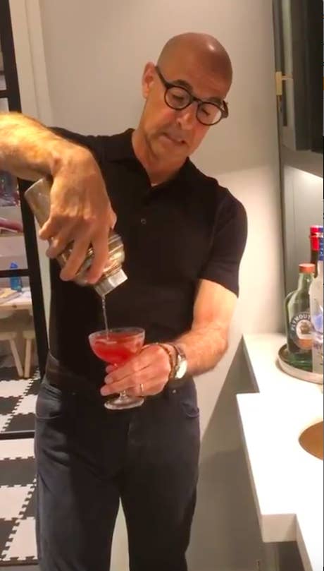 Stanley Tucci Making A Negroni Is The Most Soothing Thing I Ve Seen All Day