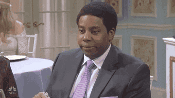 Gif of Kenan Thompson from SNL looking worried 