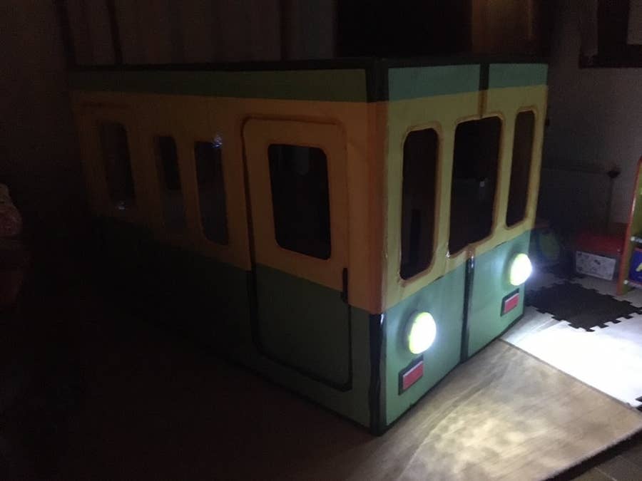 作ってみたい あるお母さんの手作り電車のクオリティが高い