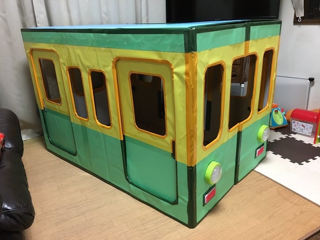 作ってみたい！あるお母さんの手作り電車のクオリティが高い。