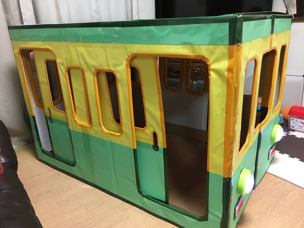 作ってみたい あるお母さんの手作り電車のクオリティが高い