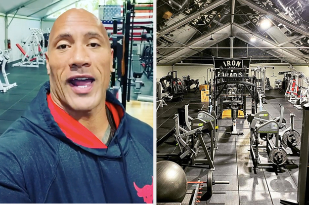 The Rock Has The Biggest Home Gym I Have Ever Seen