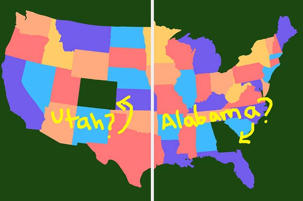 Name The Us States Quiz By Alphabet