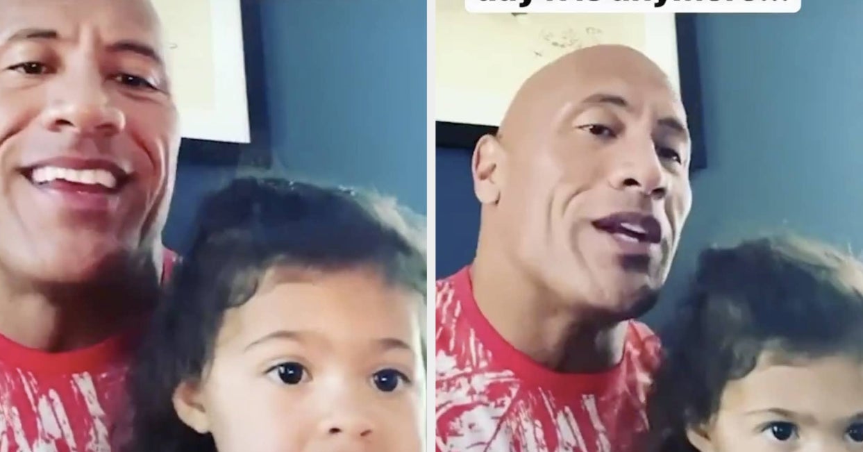 This Video Of The Rock Singing "You're Welcome" To His Daughter Has ...