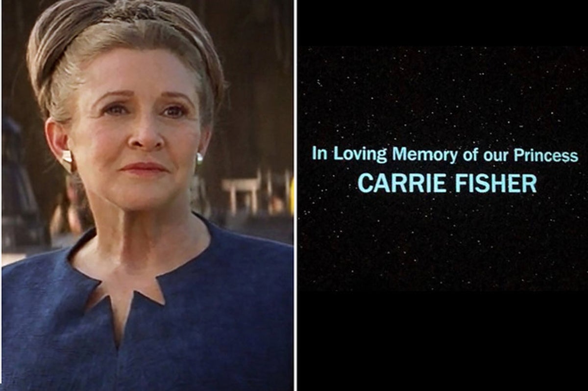 Here S How Star Wars The Rise Of Skywalker Said Goodbye To Carrie Fisher And Princess Leia