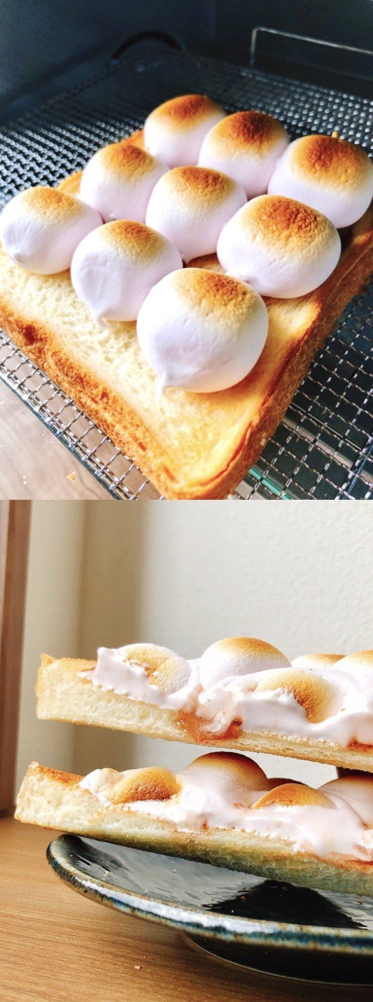 これはびっくり マシュマロをトーストにしたら ソフトクリーム に変身したんだけど