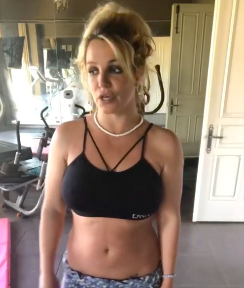 Britney Spears Burned Down Her Home Gy