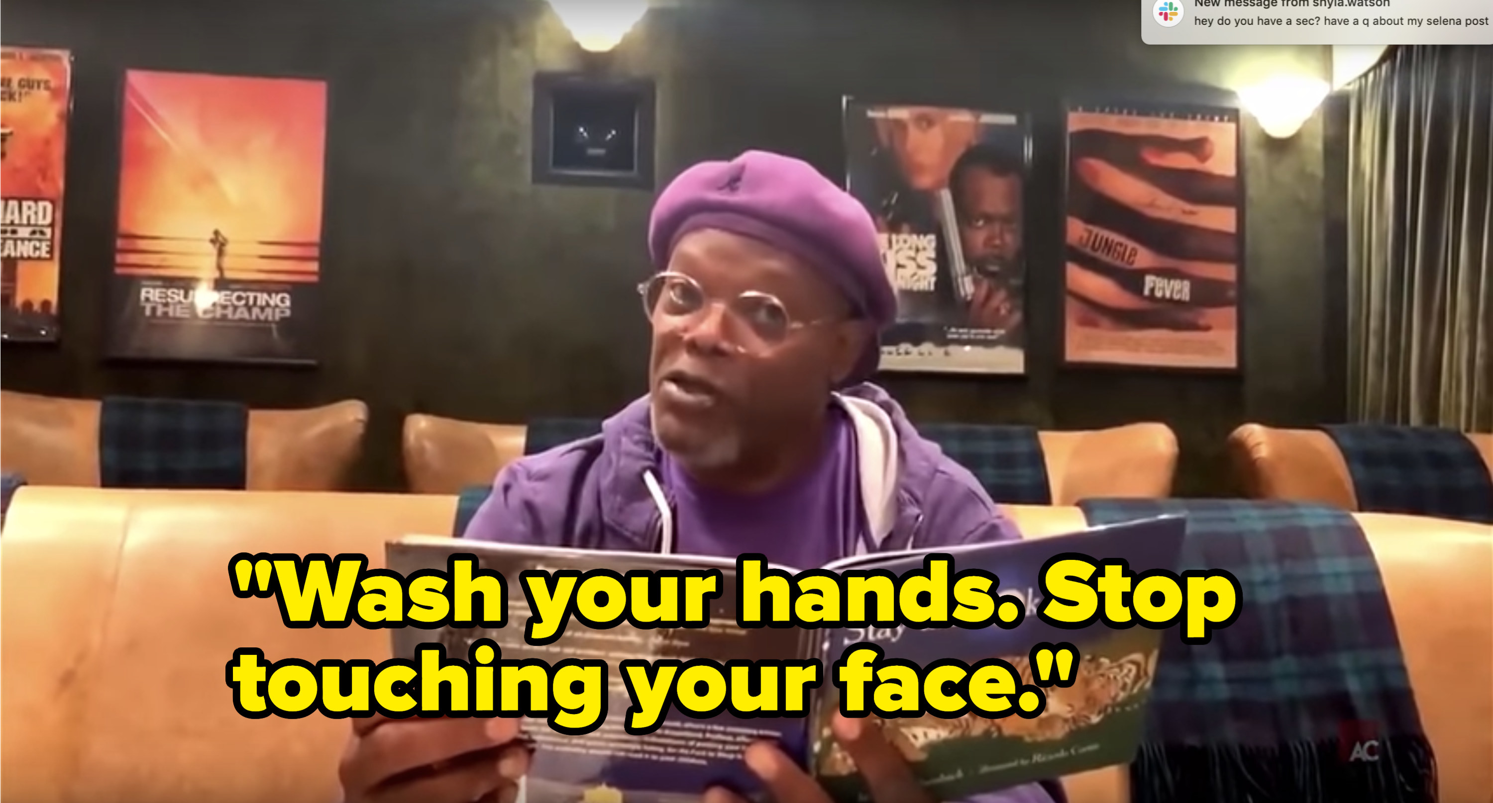 Samuel L. Jackson Read A Poem Called 