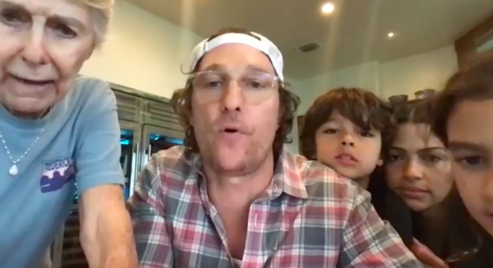 Matthew McConaughey Hosted Virtual Bingo For Seniors In Coronavirus ...