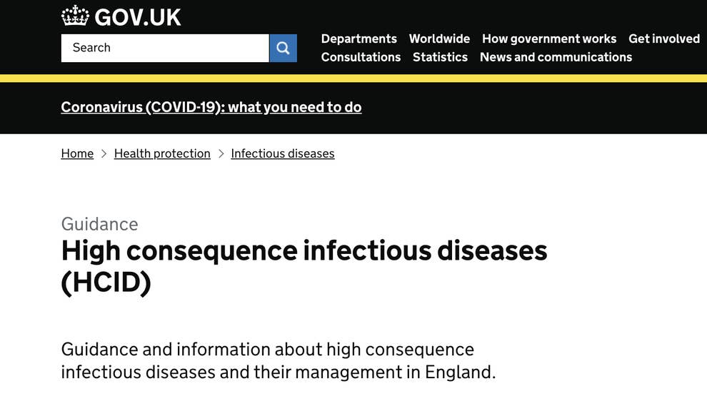 A Uk Government Web Page About The Coronavirus Is Going Viral As Evidence For Conspiracy Theories