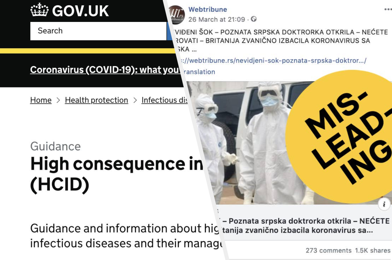 A Uk Government Web Page About The Coronavirus Is Going Viral As Evidence For Conspiracy Theories