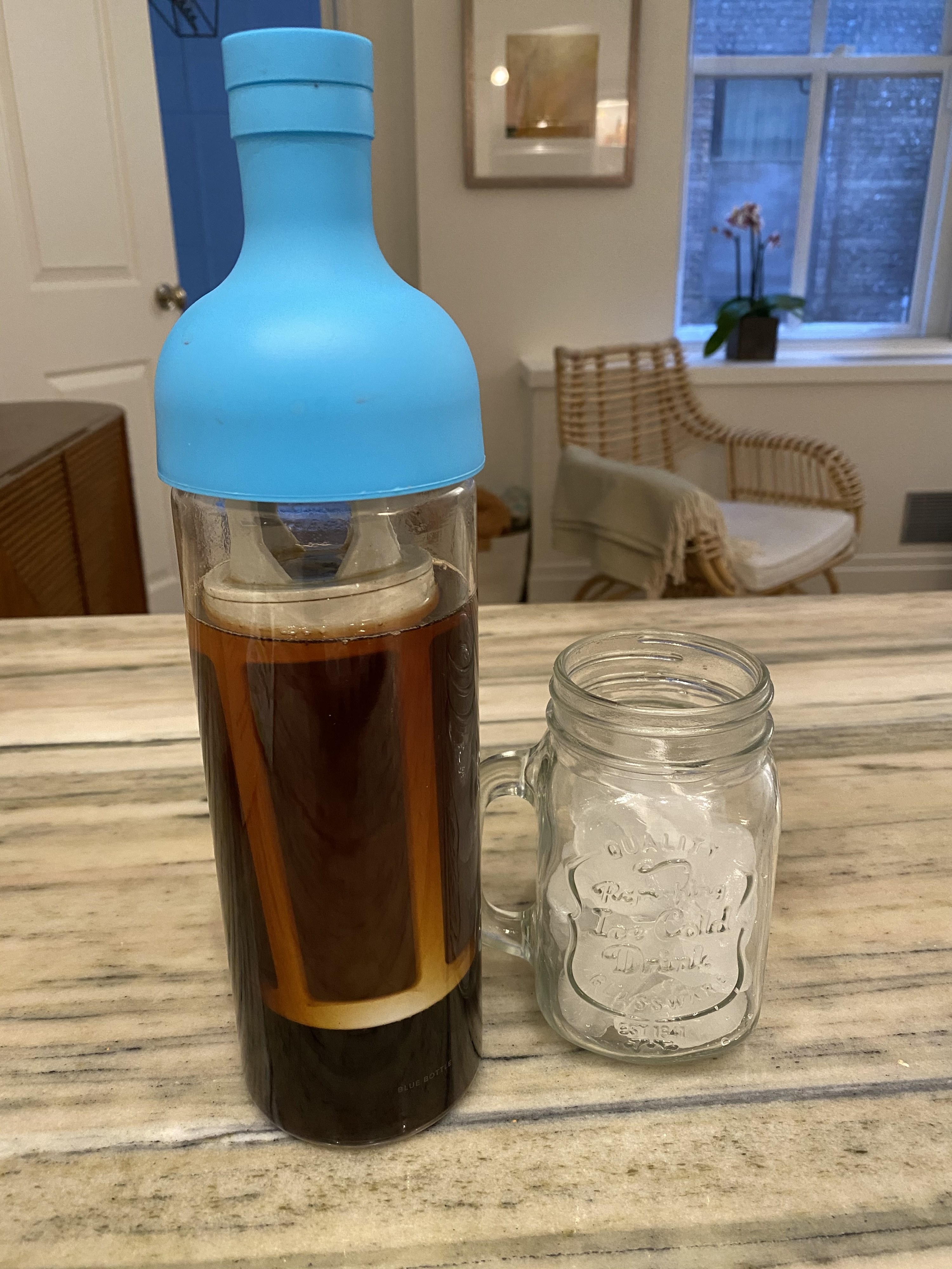 Blue Bottle Reviews - The Hario Cold Brew Bottle 