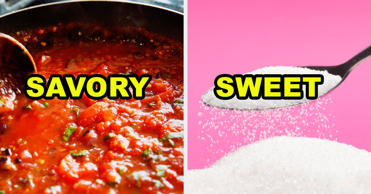 Quiz Are You Savory Or Sweet?