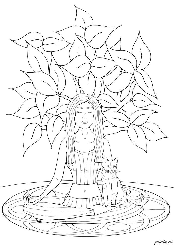 60 Digital Colouring Pages Mindfulness Positivity Self Care Relaxation Adult  Colouring 