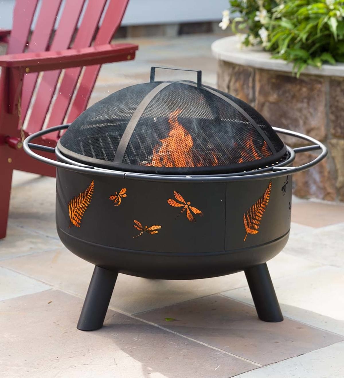 the dragonfly fire pit