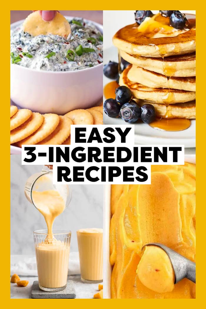 Easy 3 Ingredient Recipes Breakfast Lunch Dinner Dessert