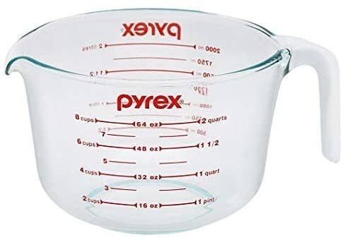 Pyrex Mickey Mouse Glass Measuring Cup, Clear, 2 Cups
