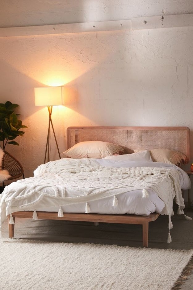 29 Bed Frames That Ll Basically Be The, Boho Wood Twin Bed Frame